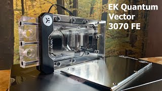 Unboxing - EKWB - Quantum Vector 3070 FE water block and back plate