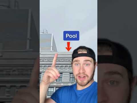 HOW AN INFINITY POOL ACTUALLY WORKS!! #Shorts