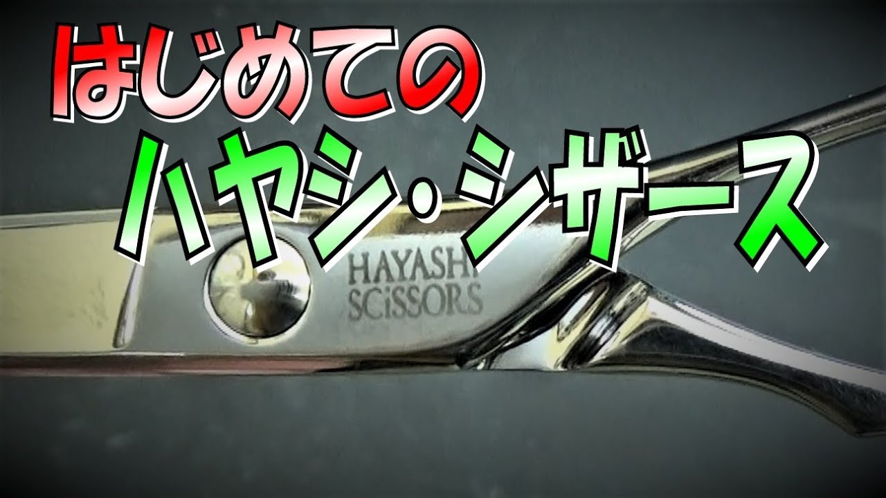 シザーを研いで検証】ハヤシ・シザースってどうなの？ - YouTube