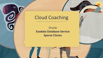 Oracle Exadata Database Service Sparse Clones