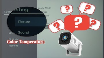 ❓#FAQ |  Gimbal M1 Projector: Color Temperature Demo