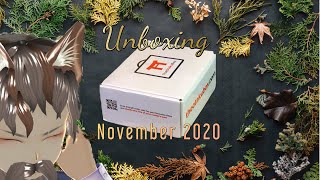 Seasoned Gentleman VTuber Unboxes TheOtakubox.com November 2020 Box