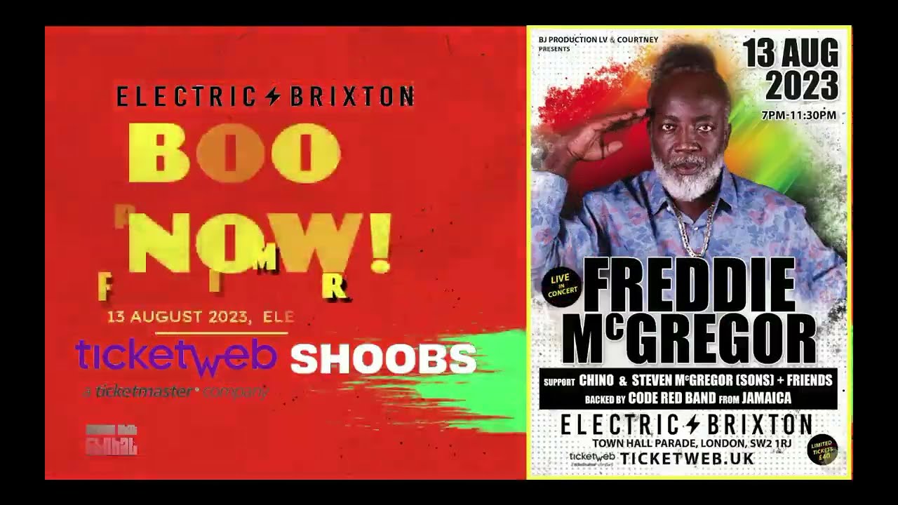 Freddie McGregor. With sons Chino and StephenMcgregor including