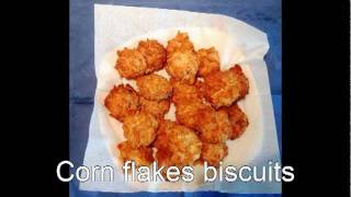 Corn flakes cookies recipe (Biscotti corn flakes)