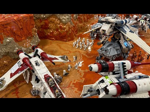 Lego Star Wars II 2nd Battle of Geonosis MOC II By David Hall - YouTube