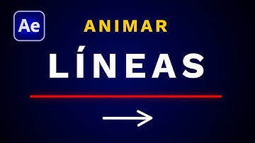 ↪️ Cómo Animar LÍNEAS, FLECHAS y TRAZOS en After Effects