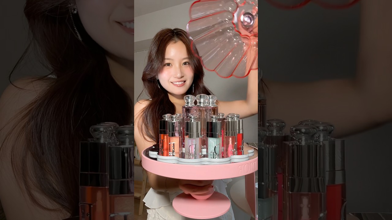 [Распаковка] Распаковка подарочной коробки Dior Beauty, наполненной девичьими мечтами 🎀🤍 