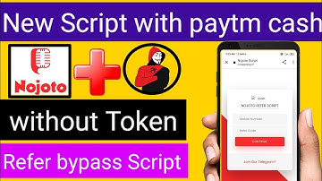 💥Nojoto App Unlimited Refer BYpass Script  | Nojoto Refer Script || @TopEarningTips