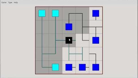 How to play Net (puzzle game, second (faster) example)