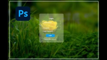 #adobe Login Page UI/Ux Design | Photoshop Designs | Photoshop Creative Tutorials -Qazi Waqas Studio