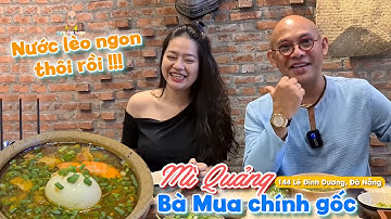 Food For Good #730: Mì Quảng Bà Mua Đà Nẵng nguyên bản không đơn thuần là 1 địa chỉ ăn ngon !!!