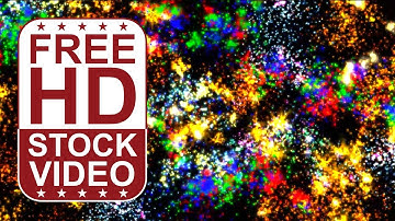 Free Stock Videos – abstract animated colorful sparkles on black background seamless loop