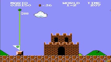 Super Mario Bros (1985) Full Walkthrough Reversed