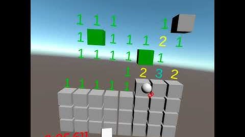 Minesweeper 3D Gameplay - 2D grid