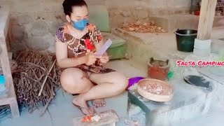 Salsa Camping tv‼️Masak tumis kecambah spesial apem legit cooking