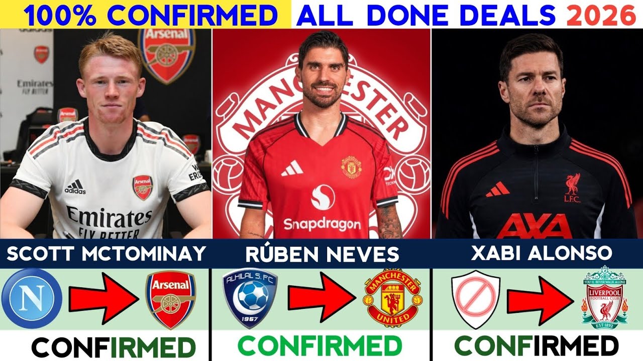 🚨 CONFIRMED DONE DEALS 2026: OSIMHEN, VINICIUS JR, OSIMHEN, JEREMY JACQUET | RUMOURS & TRANSFERS💥