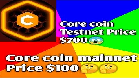 Core coin mainnet Price $1000🤔🤔#core #cryptocurrency @CryptoMarg Carry Up