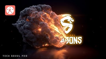 How to Make Fire Effect Text Animation Intro With KineMaster | Tech Bokul Pro