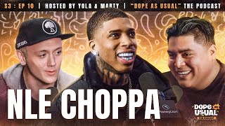 NLE Choppa - Lil Wayne Feat, Becoming A Billionaire, New Album | Hosted by Dope as Yola & Marty