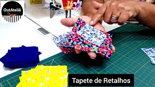 Blocos Patchwork pra Tapetes, colcha e Almofada diy retalhos 