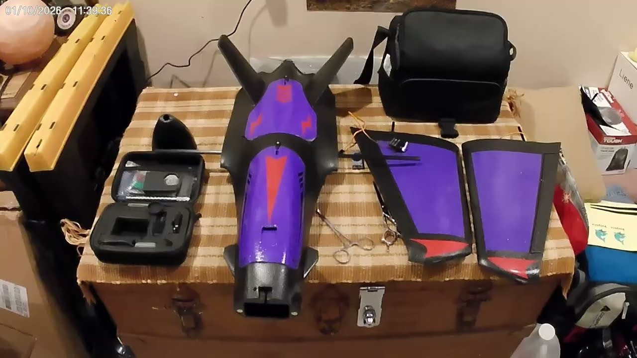 Катастрофа первого полета самолета AtomRC Dolphin, лол, 10.01.2026 (какой день, лол)