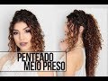 PENTEADO FORMATURA/FESTA para CABELO CACHEADO | Jessica Melo