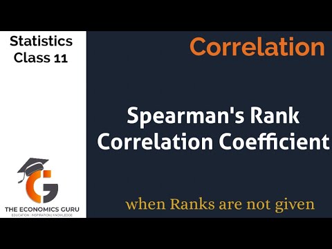 Spearman's Rank Correlation