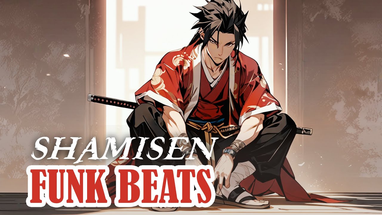 Samurai Lofi & Funk Fusion 🎧 Shamisen Beats for DnD, Study & Chill