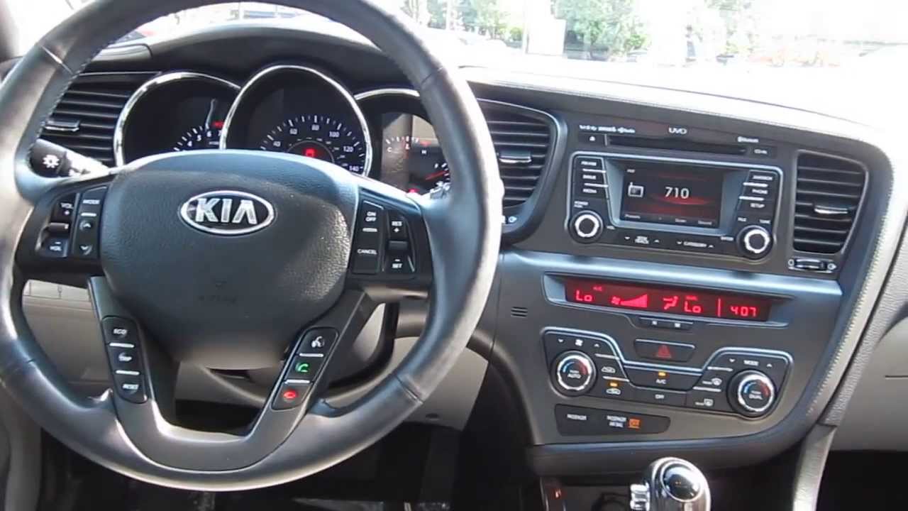 2013 Kia Optima, Bright Silver Metallic - STOCK# 5207A - Interior - YouTube