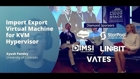 Import Export Virtual Machine for KVM Hypervisor | CloudStack Collaboration Conference 2023