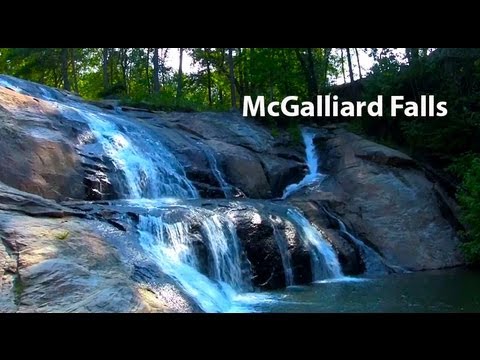 McGalliard Falls - Valdese, NC - Beautiful HD Video