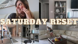 PREGNANT MAMA DAY IN THE LIFE | Saturday Reset | Cleaning Motivation