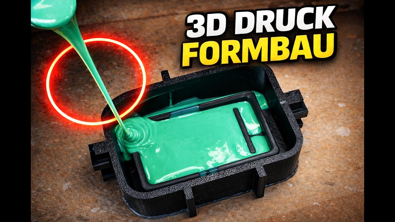 3D-Formbau Tutorial: Silikonform gießen mit 3D Druck – Test & Fazit
