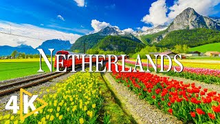 FLYING OVER NETHERLANDS (4K UHD) — успокаивающая музыка и красивые видео природы