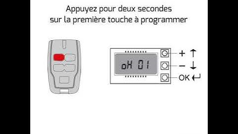 Programmer une Télécommande Mitto Bft sur une Armoire de Commande à Afficheur - Tutorial (FR)