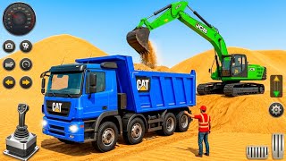 Railroad Builder Simulator 3D | Heavy Excavator & Truck Construction JCB | Android Gameplay