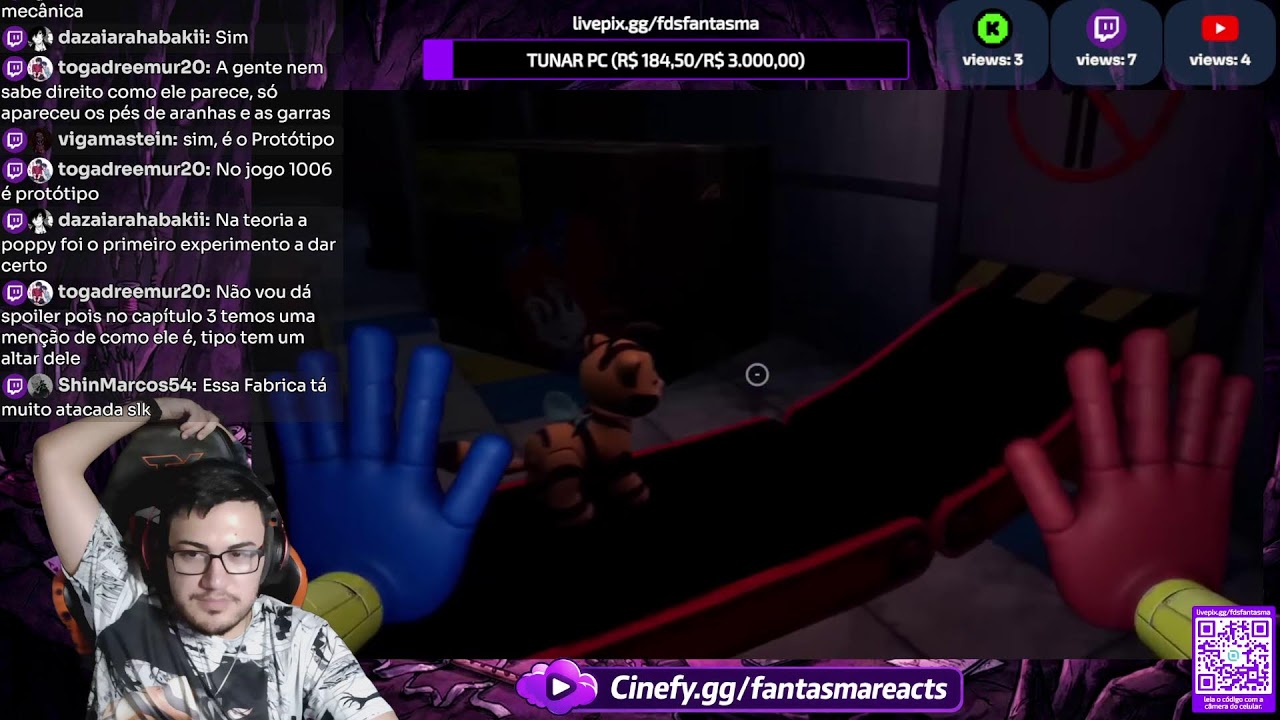 Primeira vez Jogando POPPY PLAYTIME 1