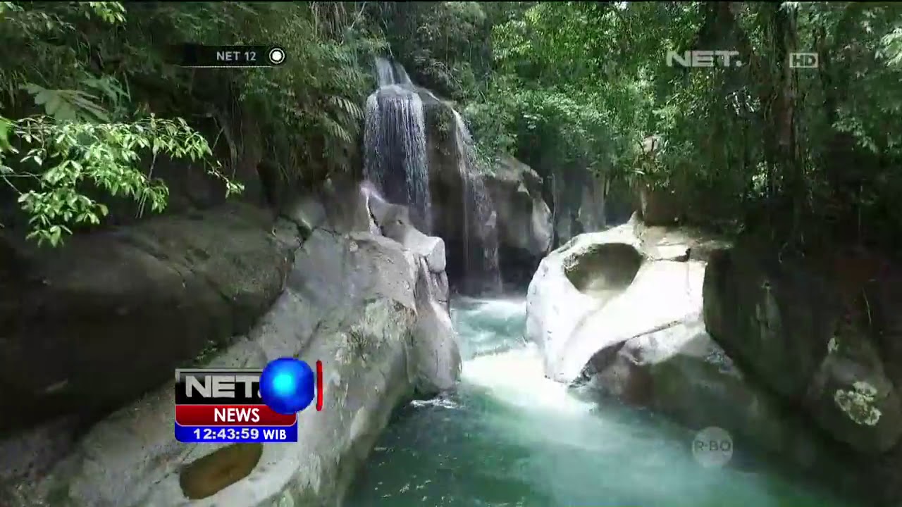 Wisata air terjun nyarai. Surga alam di padang pariaman