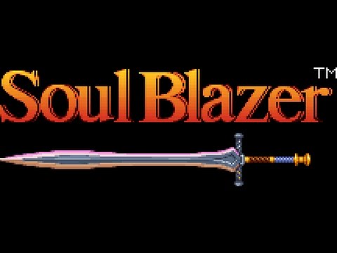 Soul Blazer Part 4 SNES Mountain Of Souls Aurora Ridge Underground Lake Lune Poseidon