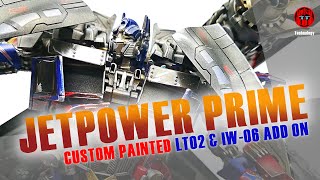 Custom Painted JetPower Prime LT02 &amp; IW6 Add On [Teohnology Toys Review]