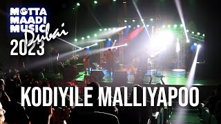 Kodiyile Malliyapoo -  Lyrics in Subtitles! Sing Along! - Motta Maadi Music Dubai 2023 Concert