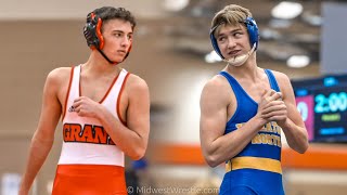 132 – Sam Lemp {G} of Wheaton North IL vs. Vinny Potempa {R} of Fox Lake Grant IL