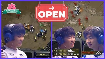 [WCG Origin] Just 3min l WCG 2010 Starcraft Korea Final Flash(T) vs Jaedong(Z) 3set l AI Upscaling