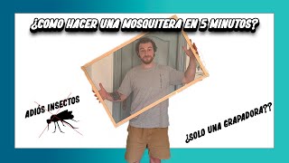 Como HACER una MOSQUITERA en 5 MINUTOS