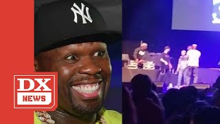 50 Cent REACTS To “In Da Club” Being Played At Ja Rule Concert