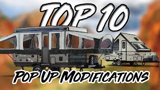 TOP 10 Pop Up Modifications on my Rockwood Camper - 3 Years in the Making!!