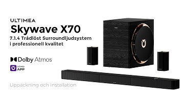 SE-Skywave X70 Soundbar Unboxing and Operation Tutorial Video