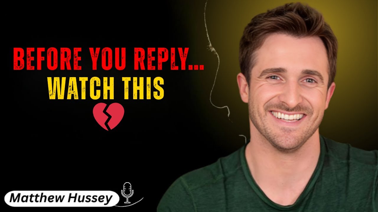 Before You Reply… Watch This 💔 | Matthew Hussey Advice for Women 2026
