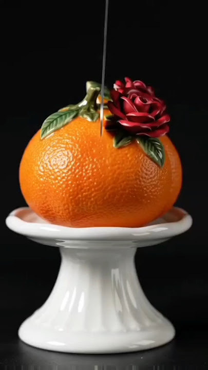 ASMR Cutting Different Oranges 🍊 | Satisfying ASMR #OrangeCutting #ASMRShorts #SatisfyingCuts