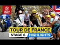 Racing explodes in the mountains   tour de france 2023 highlights  stage 6